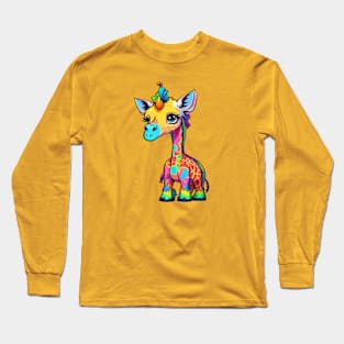 Savannah Smile Kawaii Giraffe Magic Long Sleeve T-Shirt